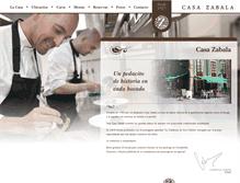 Tablet Screenshot of casazabala.com